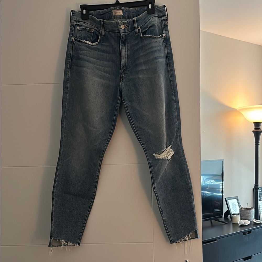 The Looker Ankle Step Fray Skinny Jeans in Exposed Secret Sister